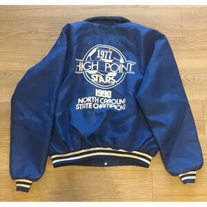 Vintage Windless Jacket High Point Stars NC 1990 State Champions Soccer size XL